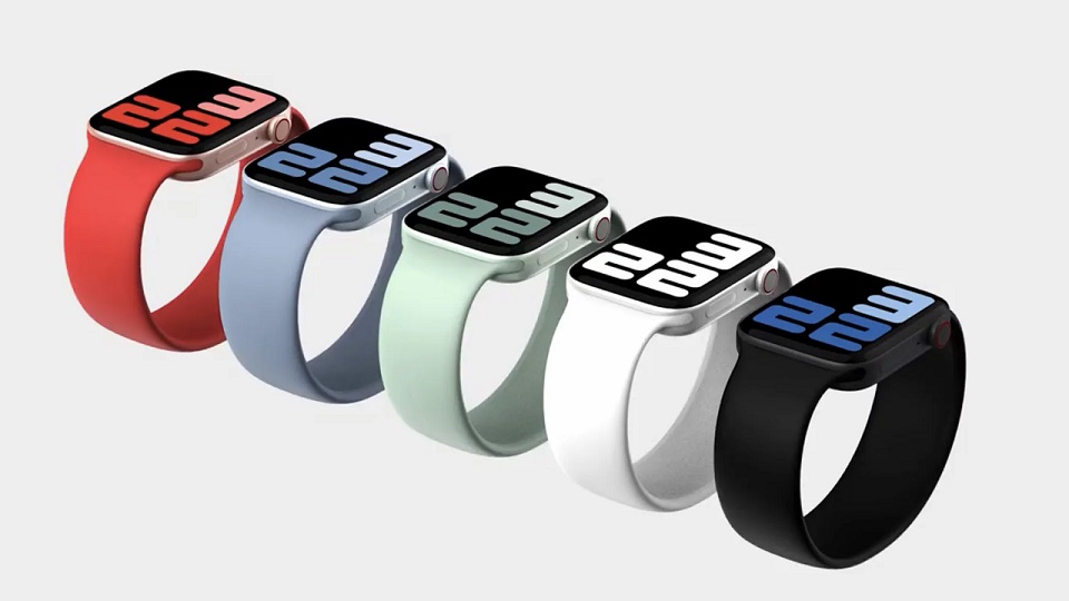 Apple Watch 7 coloris